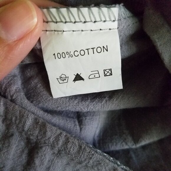 Velzera Floral Embroidered Peplum Peasant Cotton Blouse Large - Picture 10 of 11